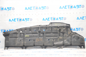 Right underbody protection Toyota Highlander 08-13 tears, pressed