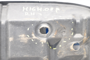 Right underbody protection Toyota Highlander 08-13 tears, pressed