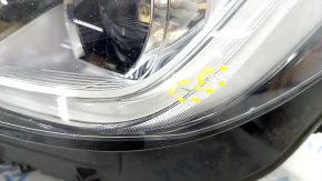 Headlight front left complete Infiniti QX50 19- LED sand, pokes, glass came apart