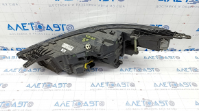 Front right headlight complete Infiniti QX50 19- LED sand, cracks, glass came apart