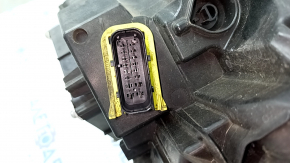 Front right headlight complete Infiniti QX50 19- LED sand, cracks, glass came apart