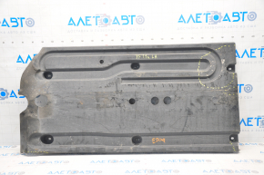 Front left underbody protection Hyundai Sonata 11-15 tears