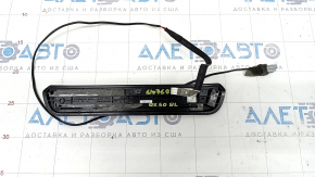Door sill trim outer rear left Infiniti QX50 19- chrome with backlight, scratches