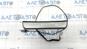 Door sill trim outer rear right Infiniti QX50 19- chrome with backlight, scratches