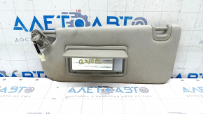 Left visor Infiniti QX50 19- gray, without hook, without plug, for dry cleaning