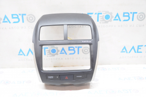 Front panel trim for air ducts and radio Mitsubishi Outlander Sport ASX 10-