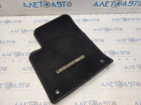 Front left mat Dodge Journey 11 - black cloth, needs cleaning, torn