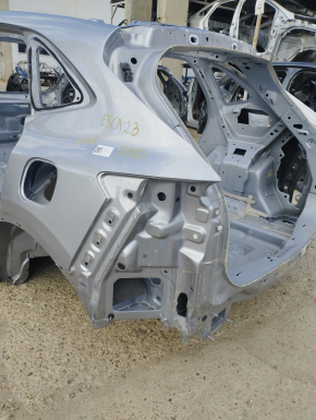 Quarter wing rear left Ford Escape MK4 20- silver, on the body, dented