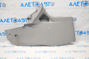 Side console trim left Toyota Highlander 08-13 gray plastic turned white, scratch