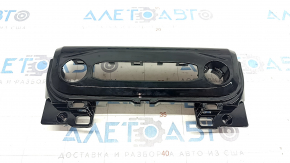 Dashboard trim for multimedia control and start-stop button Ford Escape MK4 20 - black, gloss