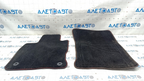 Set of floor mats for Ford Escape MK4 23 - black with red stitching, for cleaning