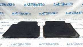 Set of floor mats for Ford Escape MK4 23 - black with red stitching, for cleaning