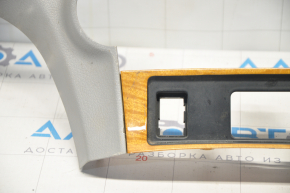 Toyota Highlander 08-10 center panel trim gray, plastic turned white, scratches, broken fasteners