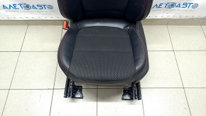 Driver's seat Ford Escape MK4 23- with airbag, electric, combined leather + cloth, black with red stitching