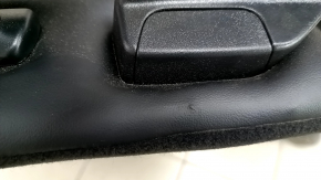 Rear row of seats 2 row Ford Escape MK4 23- without airbag, combined leather + cloth, black with red stitching, tear, scratch
