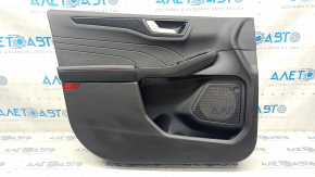 Door trim card front left Ford Escape MK4 23- black, St-line, with red stitching, scratches