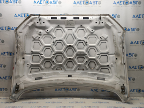Bonnet bare Ford Fusion mk5 13-20 aluminum, white UG, paint swelled