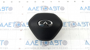 Airbag in steering wheel driver Infiniti QX50 19- black, scratches