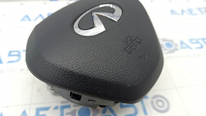 Airbag in steering wheel driver Infiniti QX50 19- black, scratches