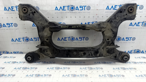 Rear subframe of Infiniti QX50 19- AWD, silent blocks cracked, fastening ear dented
