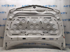 Hood bare Hyundai Sonata 11-15 white WHC, steel