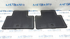 Set of floor mats for Infiniti QX50 19-pile, black, for cleaning