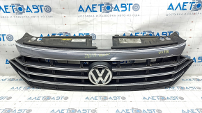 Radiator grill VW Jetta 19- with emblem, under radar, sand, broken fastening