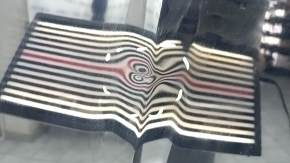 Hood bare Ford Escape MK3 17-19 rest black G1, aluminum, dents