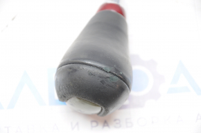 Gear knob Lexus GS300 GS350 GS430 GS450h 06-11 leather black under dark wood, burnt wood, for re-upholstery