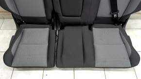 Rear row of seats 2 row Ford Escape MK3 17- cloth black and gray, for dry cleaning