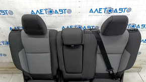 Rear row of seats 2 row Ford Escape MK3 17- cloth black and gray, for dry cleaning