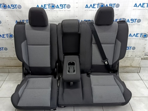 Rear row of seats 2 row Ford Escape MK3 17- cloth black and gray, for dry cleaning