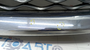Radiator grill grill Infiniti QX50 19- complete with badge for distronic, sand, bumps, scratches, cracks in badge