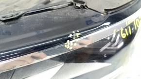 Headlight front left VW Jetta 19 - complete LED, sand, melted glass