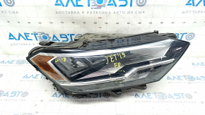 Headlight front right VW Jetta 19- assembled LED, sand