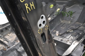 Body pillar central right Ford Ecosport 18-22 on the body, black G1, bumpers