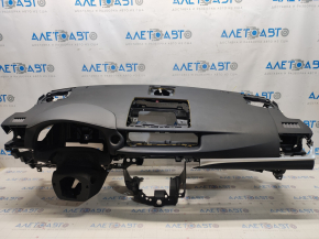 Torpedo front panel without AIRBAG Lexus CT200h 11-13 black, scratches