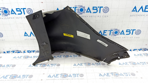 Rear bumper bare left Ford Escape MK3 17-19 rest black, broken mount