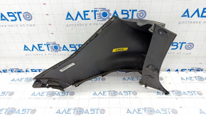 Rear bumper bare right Ford Escape MK3 17-19 rest black, broken mount