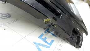 Rear bumper bare right Ford Escape MK3 17-19 rest black, broken mount