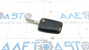 VW Jetta 19 key - 4 buttons, folding scratches, chips