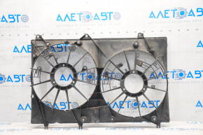 Diffuser radiator shroud bare Toyota Highlander 08-10 hybrid, broken fasteners