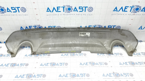 Rear bumper trim lower Ford Escape MK3 17-19 rest 2 pipes, scratches, dents, broken fasteners