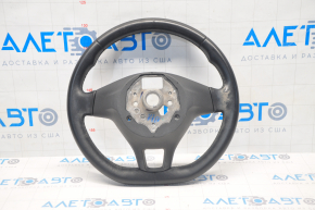 Naked steering wheel VW Jetta 15-18 USA leather black, scratches