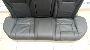 Rear row of seats 2nd row Honda Accord 23 - black leather, needs cleaning, dented