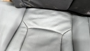 Rear row of seats 2nd row Honda Accord 23 - black leather, needs cleaning, dented