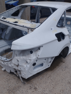 Quarter wing rear right VW Jetta 19 - white, on the body, bumps