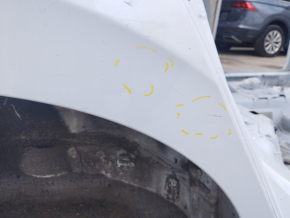Quarter wing rear right VW Jetta 19 - white, on the body, bumps