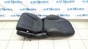 Driver's seat Honda Accord 23- without airbag, electric, heated, black leather, driftwood, non-working electrics, for spare parts, without controls, runners and headrest