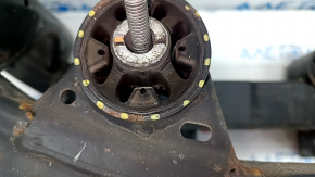 Subframe rear Ford Escape MK3 13-19 AWD cracked silent blocks, rusty
